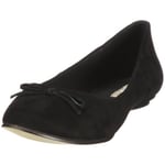 Buffalo London 206-5155-1 Kid Suede Black 01 87089 Ballerines pour Femme Noir (Black 01) EU 41, Noir 01., 41 EU