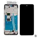 Display Screen LCD Touch Frame Black Motorola Moto G53 XT2335 Original