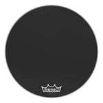 Remo PM-2428-MP- Powermax 2 Ebony Crimplock Bass Drumhead, 28"