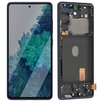 Full Block Samsung Galaxy S20 FE 5G LCD Screen Original Touchscreen dark blue