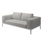 Gloster - Grid Lounge Sofa White/Seagull - Utendørs sofaer - Henrik Pedersen