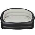 Rootz uppblåsbar soffa Air Chair - Blow-Up-soffa - Portable Lounge - Ultimat komfort - Slitstark plast - Enkel förvaring - 138cm x 87cm x 71cm
