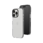 RhinoShield Clear Compatible avec [iPhone 16 Pro] | Résiste au jaunissement, Haute Transparence, Coque de Protection Personnalisable Clear - Noir Contour objectifs Photo