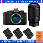 Nikon Zf + 70-180mm f/2.8 + 3 Nikon EN-EL15C + Ebook '20 Techniques pour Réussir vos Photos' - Appareil Photo Hybride