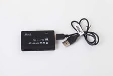 vhbw All-In-One Lecteur de cartes SD pour cartes mémoires, smartphone, tablette, laptop, notebook, PC - avec câble USB(Mini-USB vers USB)