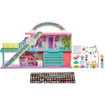 Polly Pocket Adventures Rainbow Mall Polly Pocket Dollhouse Playset HHX78