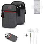 Holster + earphones for Nokia X30 5G Belt Pouch