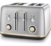 Breville VTT929 Mostra 4 Slice Wide Slot Toaster Silver