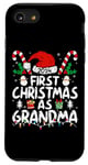 iPhone SE (2020) / 7 / 8 First Christmas As Grandma 2024 Family Matching New Grandma Case