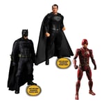 Justice League Film Figura 1/12 Set Scatole Acciaio Versione Deluxe 15/17cm Mezc