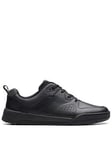 Clarks X Raheem Sterling Youth Kick Step School Shoe - Black, Black, Size 3 Older