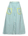 Vichy Woven Culotte Pants Blue Bobo Choses