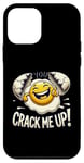 iPhone 12 mini Funny Egg Cracks Pun Fun Egg Case