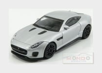 1:43 Burago Jaguar F-Type Coupe R 2015 Silver BU30383S Modellino