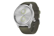 Garmin vívomove Style - silveraluminium - smart ur med bånd - mos