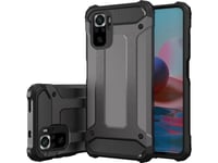 Hurtel Hybrid Armor Bepansrat Hybridfodral Xiaomi Redmi Note 11 Pro+ 5G (Kina) / 11 Pro 5G (Kina) / Mi11i Hypercharge / Poco X4 Nfc 5G Svart