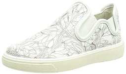 ECCO Street Tray Basket, Blanc avec imprimé Floral, 30 EU