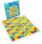 abeec Snakes and Ladders Board Game – Kids Board Games Includes Classic Game 