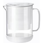 Waterdrop - WD-PT-72W Carafe filtrante en verre de 1,5 l avec filtre de 2 mois, certifié nsf 53&42&372, réduit les pfoa/spfos, chlore, cadmium,