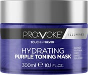 PROVOKE Touch Of Silver Hydrating Purple Toning Hair Mask 300 ml, Brightens... 