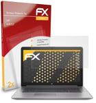 atFoliX 2x Film Protection d'écran pour HP 470 G7 mat&antichoc
