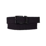 Boss Mens Accessories Woven Belt in Navy - Blue - Size 42 inch