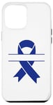 iPhone 13 Pro Max Deaf Awareness Month dark blue ribbon Case