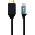 i-tec USB-C vers HDMI Câble Adapteur 1x HDMI 4K/60Hz pour Windows Mac OS Thunderbolt 3 Compatible 150cm