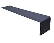 Lemos Home Chemin de Table - 100 % Coton - Collection Concept - Couleur et Taille au Choix - Chemin de Table - 40 x 180 cm - Anthracite