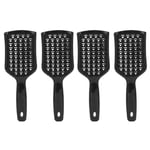 4Pcs Vented Hair Brush Smoothing Paddle Detangling Brush For Blow Drying Wet SG5