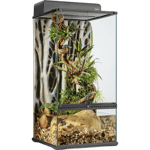 Glass Terrarium Natural Small/X-Tall - Advanced Reptile Habitat Transparent 45 x 45 x 90 cm - Matelijat - Terraariot matelijoille - Terraario ja terraarioiden taustat - Exoterra