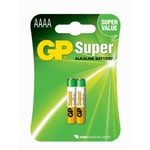 GP Super AAAA-batteri LR61 2pk