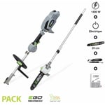 Ego Power+ - Pack multifonction élagueuse sur perche sans fil guide Oregon 25cm