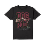 Deadpool & Wolverine Little Unicorn Unisex T-Shirt - Black - 4XL