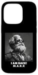 Coque pour iPhone 14 Pro JE SUIS DE RETOUR, Karl Marx, communiste, cool Marx