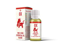 Mystix London | Ox - Chinese Zodiac Essential Oil Blend 10ml - for Diffusers, Aromatherapy & Massage Blends | Perfect as a Gift | Vegan, GMO Free