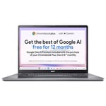 Acer Chromebook Plus 514 CB514-3H Laptop - AMD Ryzen 5 7520C, 8GB, 256GB SSD, Integrated Graphics, 14" WUXGA, Google Chrome OS, Iron