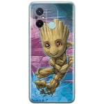 ERT GROUP Coque de téléphone Portable pour Xiaomi REDMI 12C/ REDMI 11A Original et sous Licence Officielle Marvel Motif Groot 001 Parfaitement adapté à la Forme du téléphone Portable, Coque en TPU