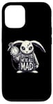 iPhone 15 Pro Alice in Wonderland - We're All Mad White Rabbit Mad Hatter Case