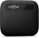 Crucial CT1000X6SSD9 X6 1 TB Portable SSD – Up to 540 MB/s – USB 3.2 – External