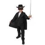 Childs Musketeer Bandit Costume Boys Robber Thief Film Movie Hero Fancy Dress