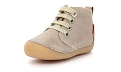 KICKERS Mixte Enfant Sonizip, Beige Champagne, 23 EU