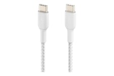 Belkin BoostCharge - USB typ C-kabel - 24 pin USB-C till 24 pin USB-C - 15 cm