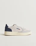 Autry Medalist Low Super Soft Goat Suede Sneaker Loft/Space Blue