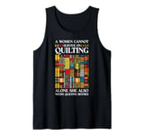 Quilting Knitting Crochet Sewing Machine Fabric Crafting Tank Top