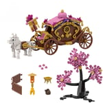 MOC Luxury Princess Horse Carriage Building Block House Accessories Kid Girl Toy