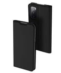 Dux Ducis BLACK Skin X Faux Leather Wallet Flip Case Samsung SS S20 FE Lite