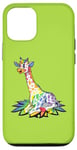 Coque pour iPhone 12/12 Pro Rainbow Girafe Gay Pride