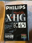 Philips Megalife XHG EC45 VHS-C Compact Video Cassette Tape Neuve Sous Blister