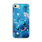 ERT GROUP Coque de téléphone Portable pour Apple Iphone 7/8/ SE 2/ SE 3 Original et sous Licence Officielle Disney Motif Stitch 002 Parfaitement adapté à la Forme du téléphone Portable, Coque en TPU